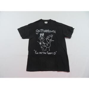 Guttermouth Chickenfu#@er Punk Band Black T-shirt Sz M Y2K